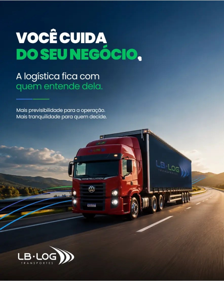 Post da LB·LOG Transportes sobre terceirização da logística